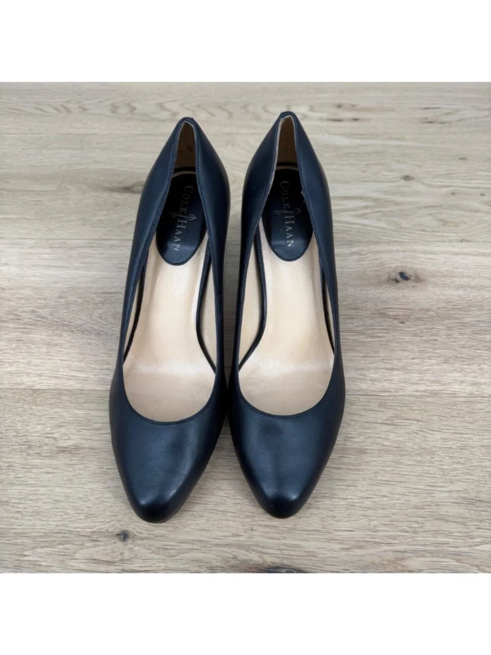 Cole Haan Womens Air Margot Dress Pump II Heels Size 11B Black Leather Classic